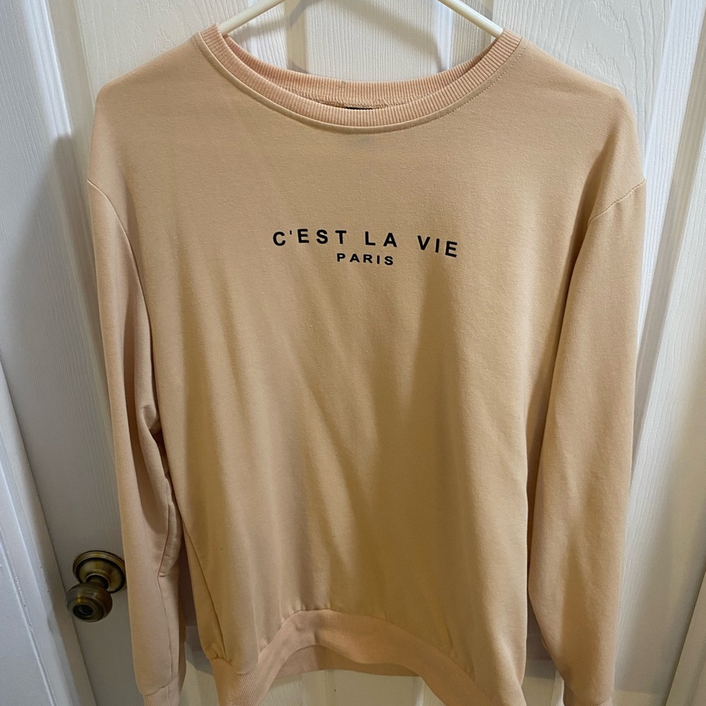 C’est La Vie Paris Crewneck